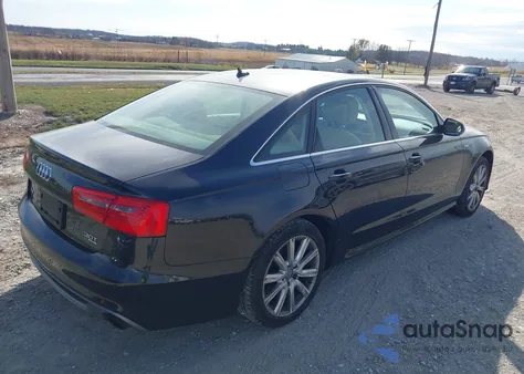 2013 Audi A6 3.0T Premium z USA, uszkodzony, nr VIN WAUHGAFC1DN120885